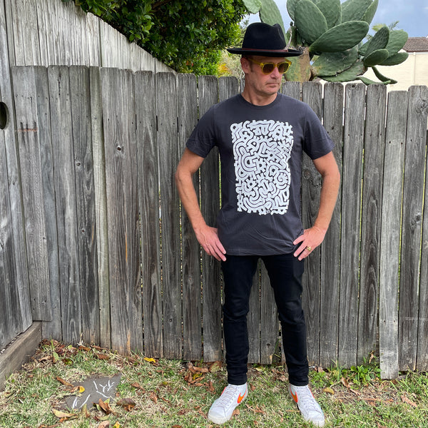Fuck Elon Musk Sax tee-shirt mint and white