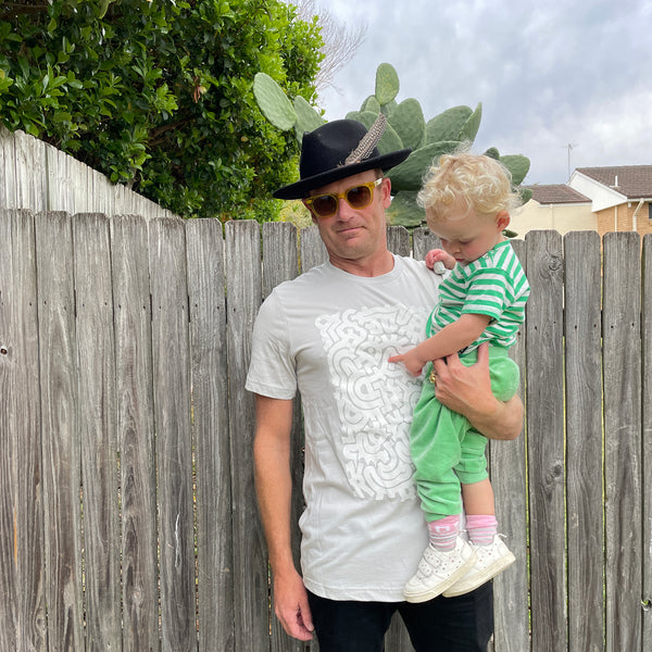 Fuck Elon Musk Sax tee-shirt mint and white
