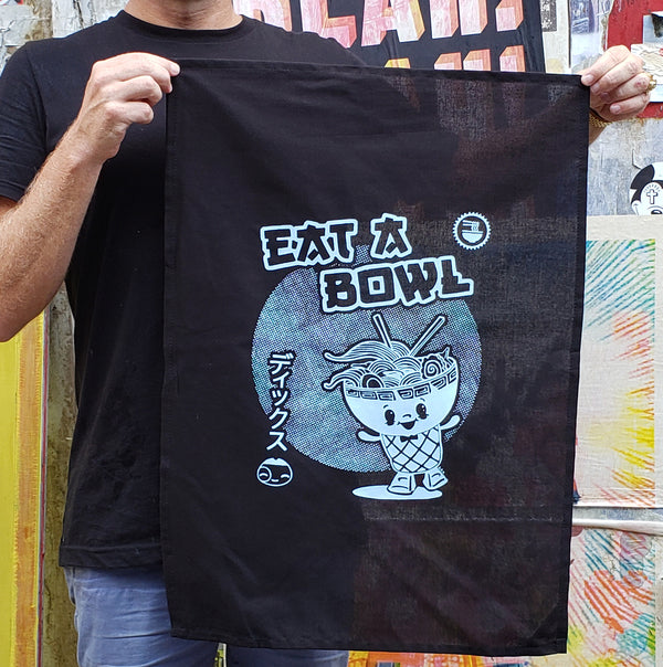EAT A BOWL SAX TEA TOWEL