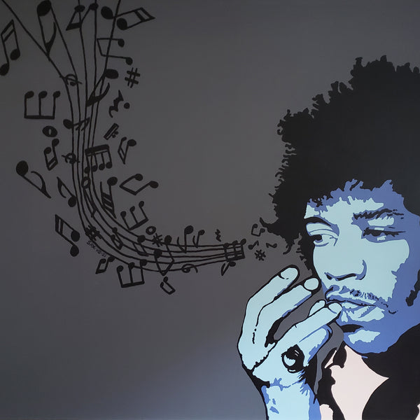 Jimi Hendrix Mural _ Sax_Tees
