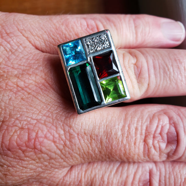 5 stone ring by Mr T