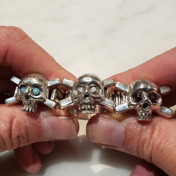 Mr. T Silver Skull Ring