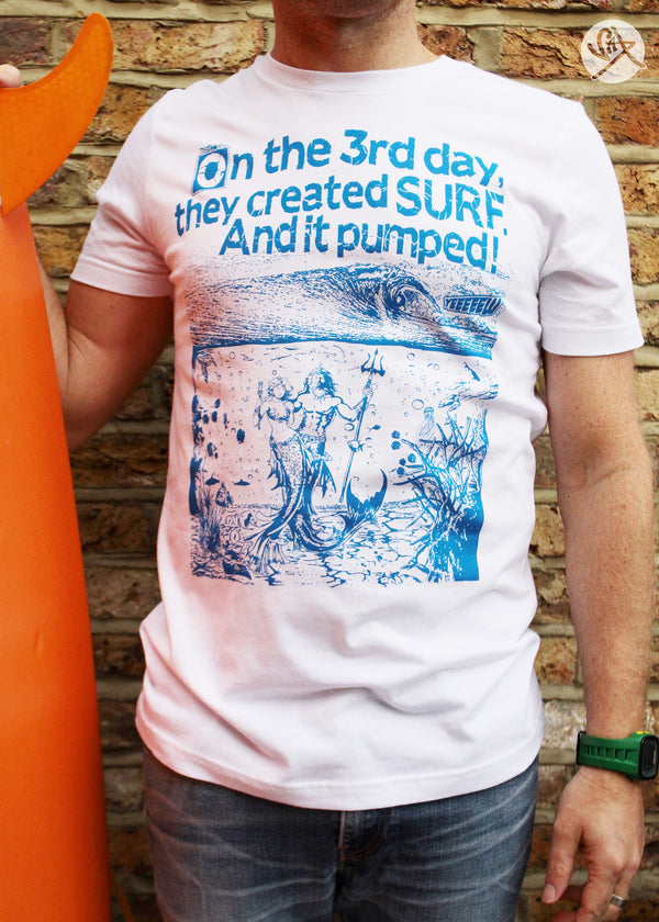SAX TEES - KING NEPTUNE SURF T Shirt by SAXTEES