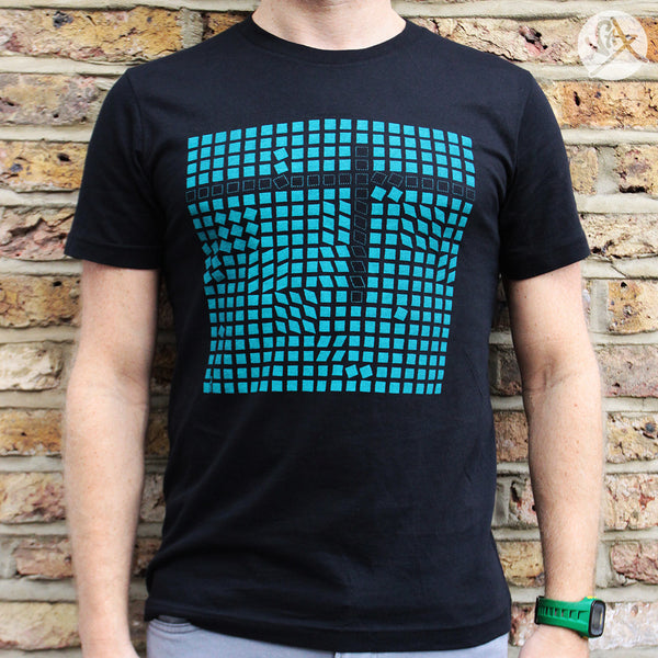 SAX TEES SQUARE SPACE SQUARED - Pattern T Shirt by SAXTEES