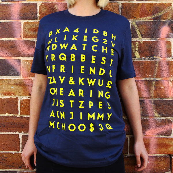 SAX TEES - JIMMY CHOOS T Shirt by SAXTEES